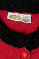 Vintage Red Collections Etc Nutcrackers Ugly Christmas Cardigan (1990s)