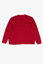 Vintage Red Merry & Bright Cats Ugly Christmas Cardigan (2000s)