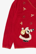 Vintage Red Traditions Santa Ugly Christmas Cardigan (2000s)