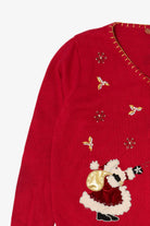 Vintage Red Traditions Santa Ugly Christmas Cardigan (2000s)
