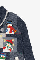 Vintage Blue Star Originals Snowmen Ugly Christmas Cardigan (2000s)