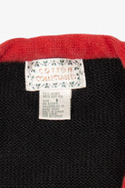 Vintage Black Cotton Collectables Santa Ugly Christmas Cardigan (1990s)
