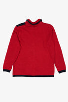 Vintage Red White Stag Ugly Christmas Cardigan (1990s)