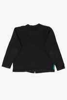 Vintage Black Victoria Jones Stockings Ugly Christmas Cardigan (1990s)