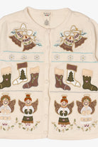 Vintage Bechamel Angels Ugly Christmas Cardigan (1990s)
