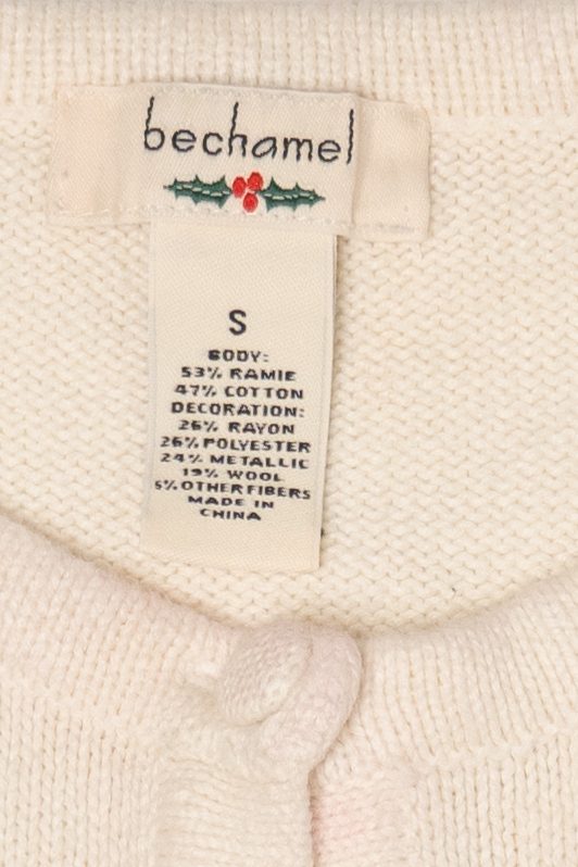 Vintage Bechamel Angels Ugly Christmas Cardigan (1990s)