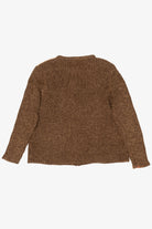 Vintage Brown Heirloom Collectibles Santa Ugly Christmas Cardigan (2000s)