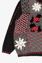 Vintage Gray Designers Originals Studio Dogs Christmas Cardigan (1990s)