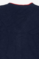 Vintage Navy Blue Nutcracker Bears Ugly Christmas Cardigan (1980s)