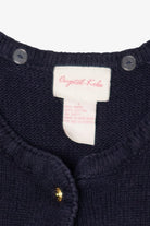Vintage Navy Blue Crystal Kobe Bears Ugly Christmas Cardigan (1990s)