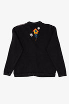 Vintage Black Bobbie Brooks Ugly Christmas Cardigan (1990s)