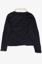Vintage Victoria Jones Metallic Beaded Crochet Collar Ugly Christmas Sweater
