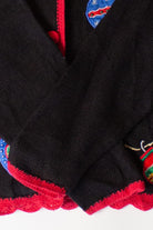 Vintage Nutcracker Ornaments Ugly Christmas Cardigan (1990s)