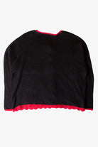 Vintage Nutcracker Ornaments Ugly Christmas Cardigan (1990s)