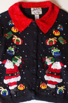 Vintage Santa Gifts Ugly Christmas Cardigan (2000s)