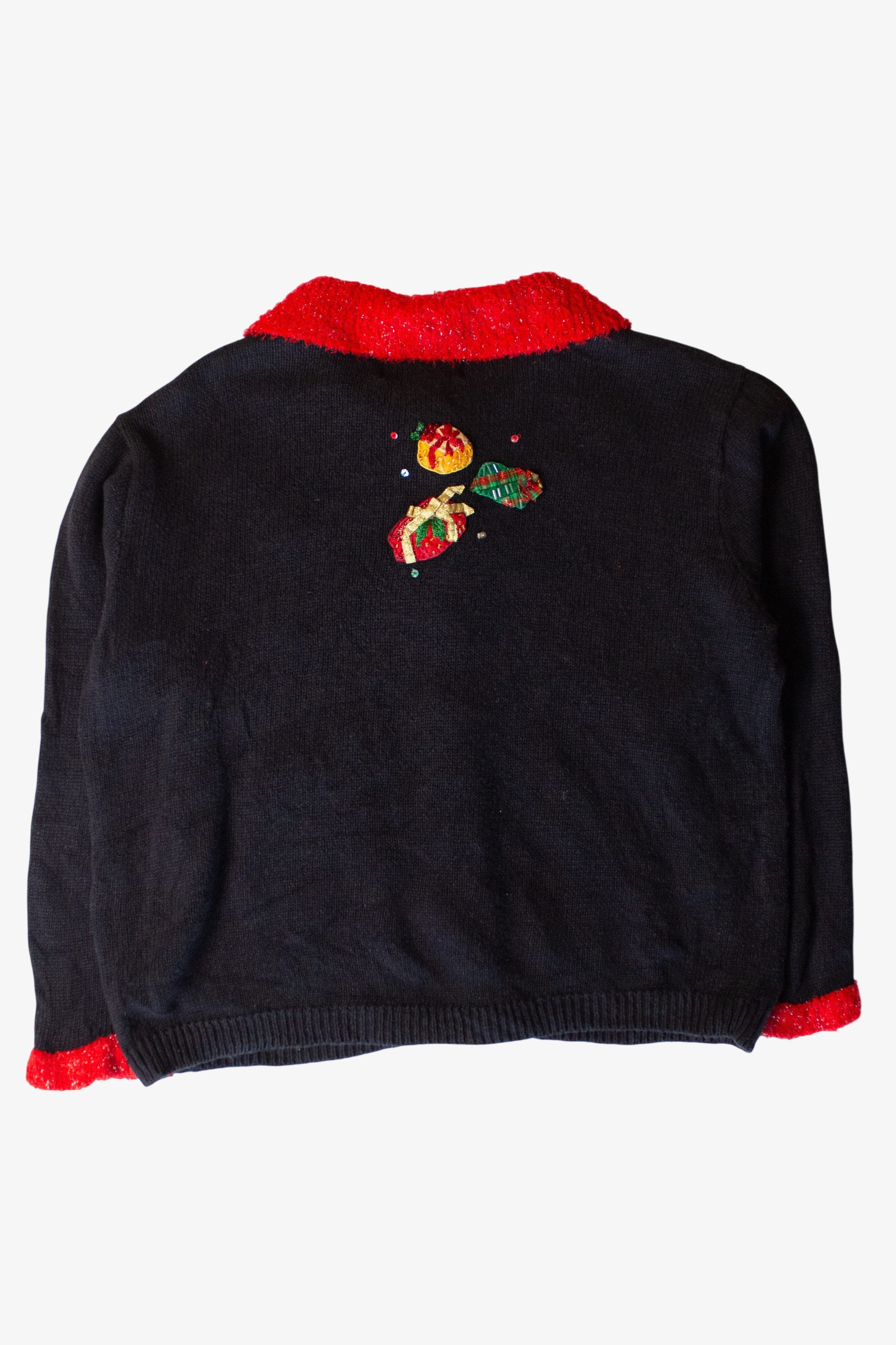 Vintage Santa Gifts Ugly Christmas Cardigan (2000s)