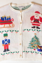 Vintage Bonnie Noble Ugly Christmas Cardigan (1990s)