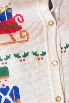 Vintage Bonnie Noble Ugly Christmas Cardigan (1990s)