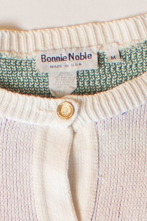 Vintage Bonnie Noble Ugly Christmas Cardigan (1990s)