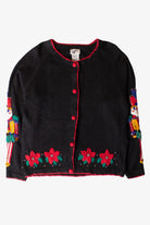Vintage Bonnie And Bill Nutcrackers Christmas Cardigan (1990s)