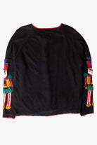Vintage Bonnie And Bill Nutcrackers Christmas Cardigan (1990s)