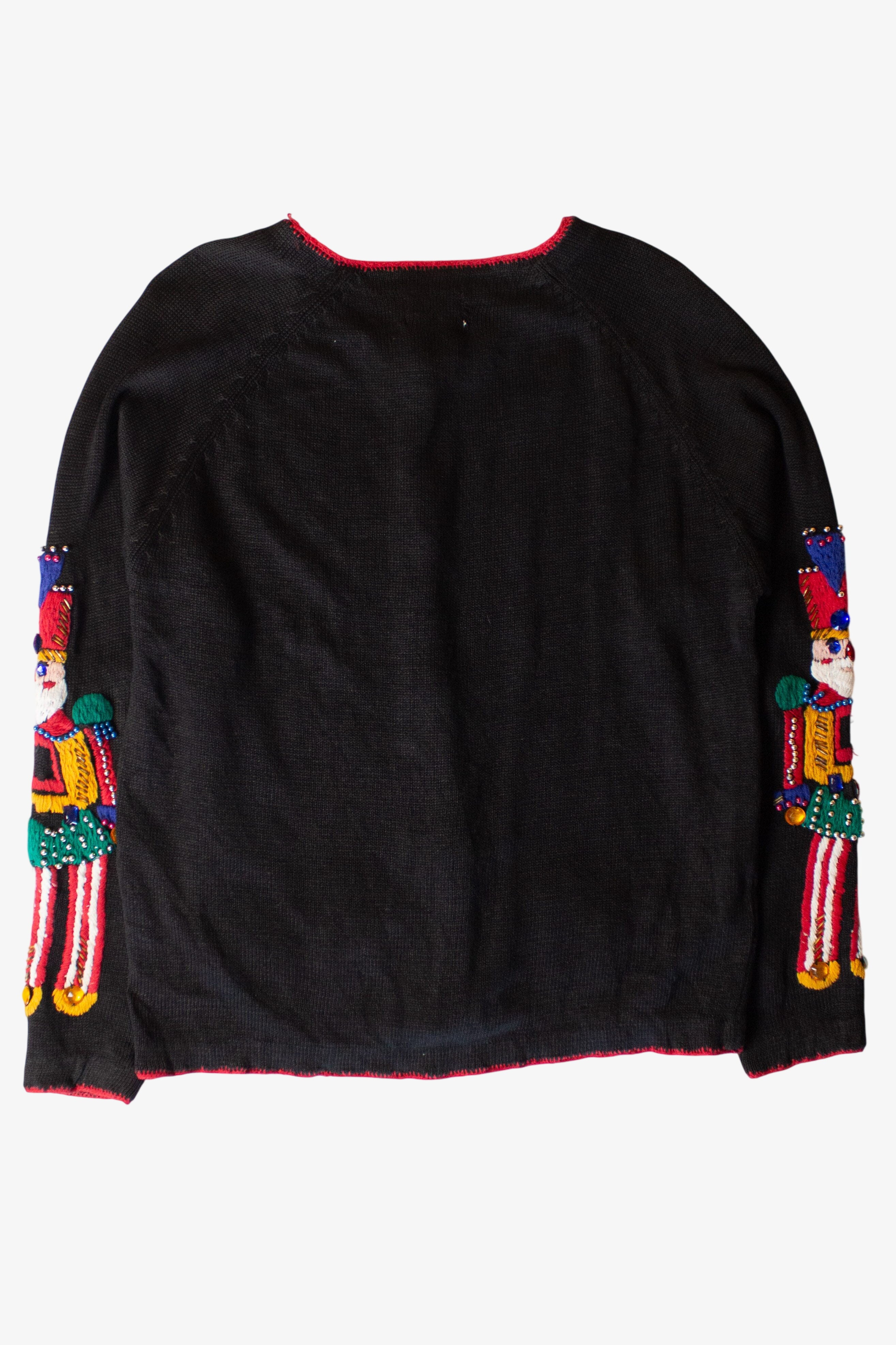 Vintage Bonnie And Bill Nutcrackers Christmas Cardigan (1990s)