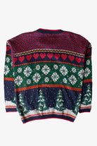Vintage Snowflakes Pattern Ugly Christmas Cardigan (1990s)