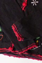 Vintage Skating Bears Ugly Christmas Cardigan (1990s)