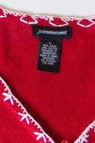Vintage Santa's Sleigh Christmas Cardigan (2000s)