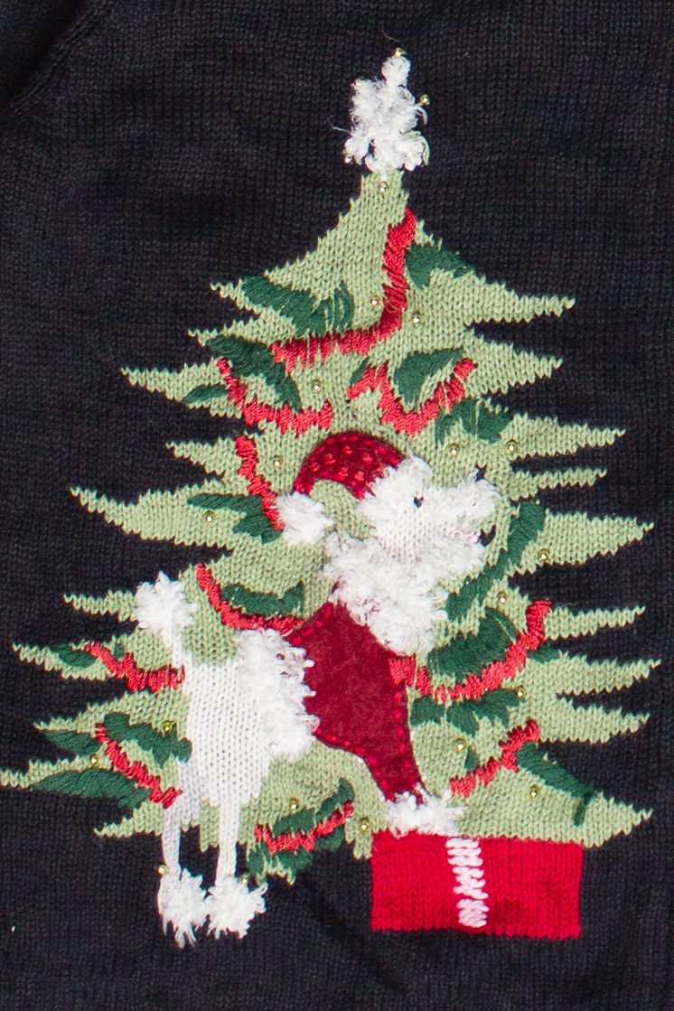 Vintage Christmas Pets Heirloom Collectibles Ugly Christmas Sweater