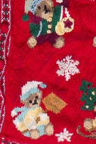 Vintage Winter Bears Tiara International Ugly Christmas Sweater