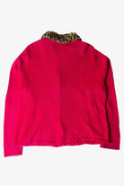 Vintage Santas In Furs Christmas Cardigan (2000s)