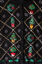 Vintage Potted Plants Christmas Cardigan (1990s)