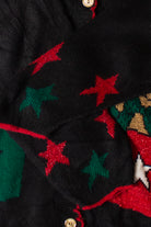 Vintage Bear Presents Christmas Cardigan (1990s)