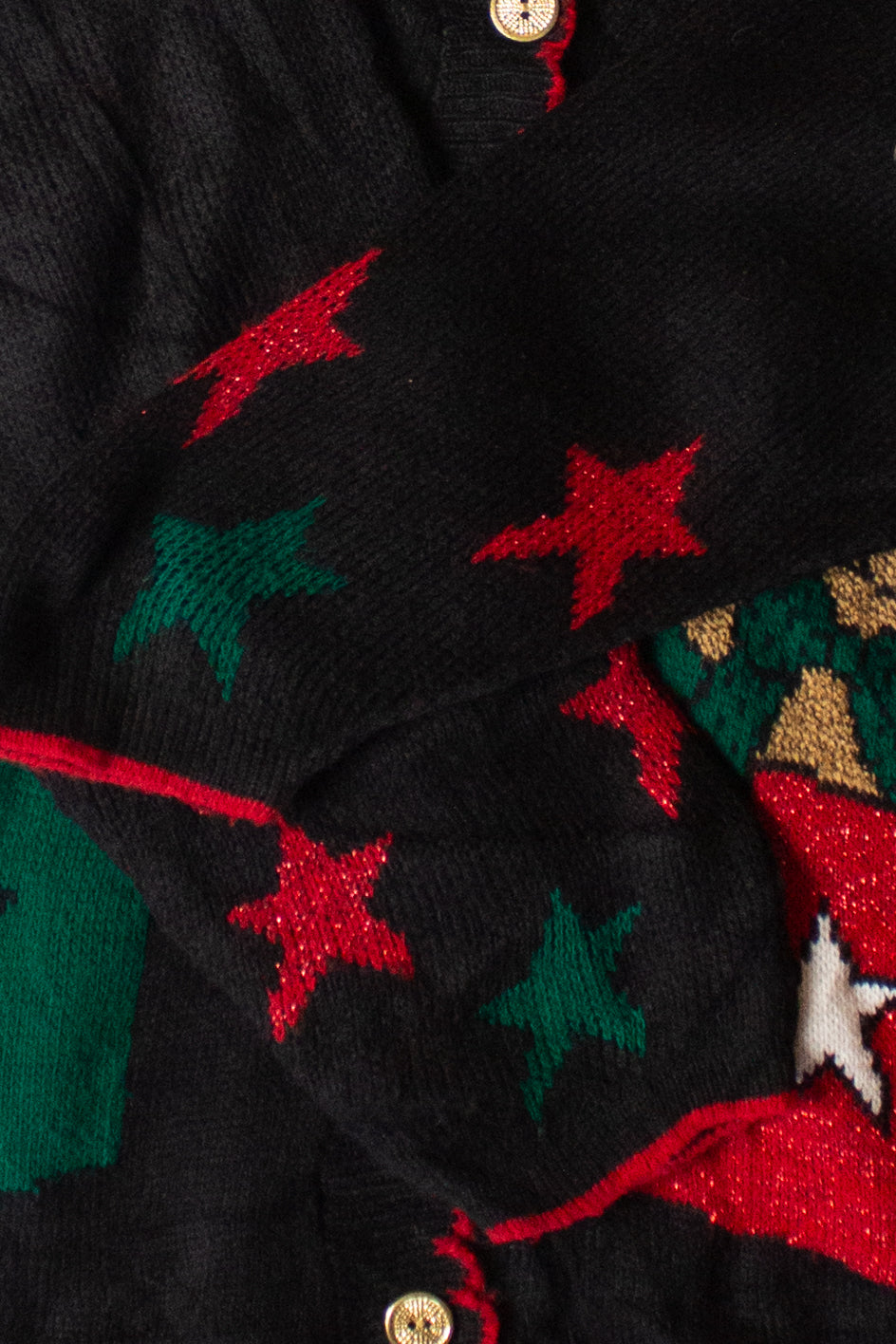Vintage Bear Presents Christmas Cardigan (1990s)