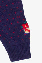 Vintage Intarsia Knit Christmas Emblems Ugly Christmas Sweater