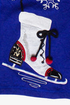 Vintage Ice Skates Onque Casuals Ugly Christmas Sweater