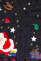 Vintage Santa Bringing Toys Christmas Sweater