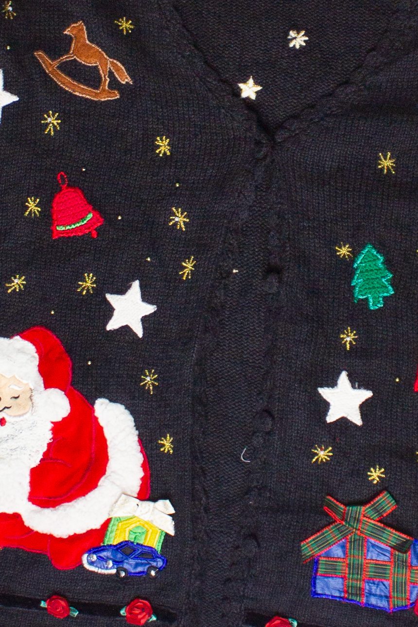 Vintage Santa Bringing Toys Christmas Sweater