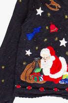 Vintage Santa Bringing Toys Christmas Sweater