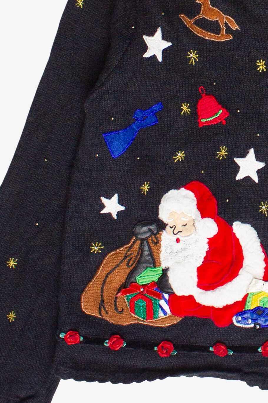 Vintage Santa Bringing Toys Christmas Sweater