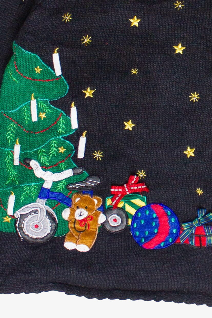 Vintage Santa Bringing Toys Christmas Sweater