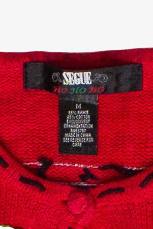 Vintage Hand Stitching Christmas Patches Ugly Christmas Sweater