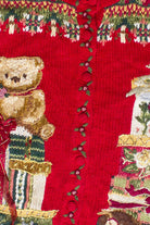 Vintage Tiara International Holiday Rose Bear Ugly Christmas Sweater (2000s)
