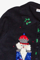 Vintage Victoria Jones Bedazzled Nutcrackers Ugly Christmas Sweater (2000s)