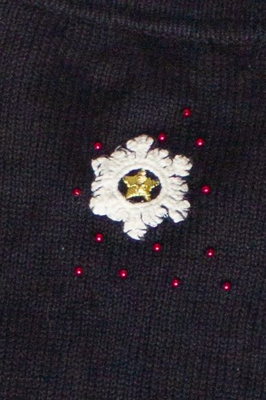 Vintage Chandler Hill Cottagecore Patchwork Snowmen Ugly Christmas Sweater (2000s)