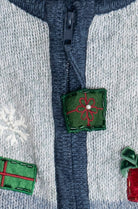 Vintage Tiara International Santa And Presents Ugly Christmas Sweater (1990s)