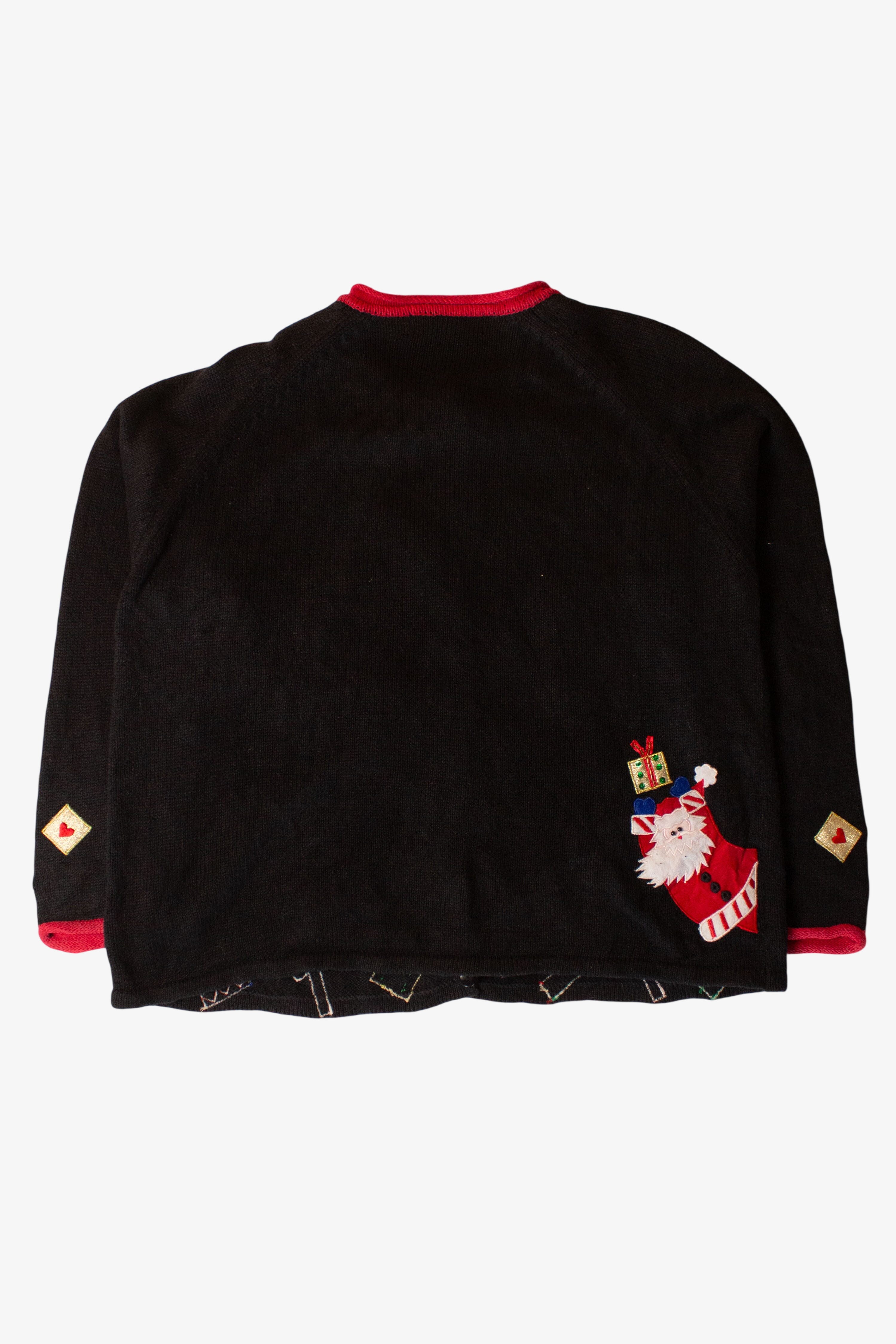 Vintage Santas Ugly Christmas Cardigan (1990s)