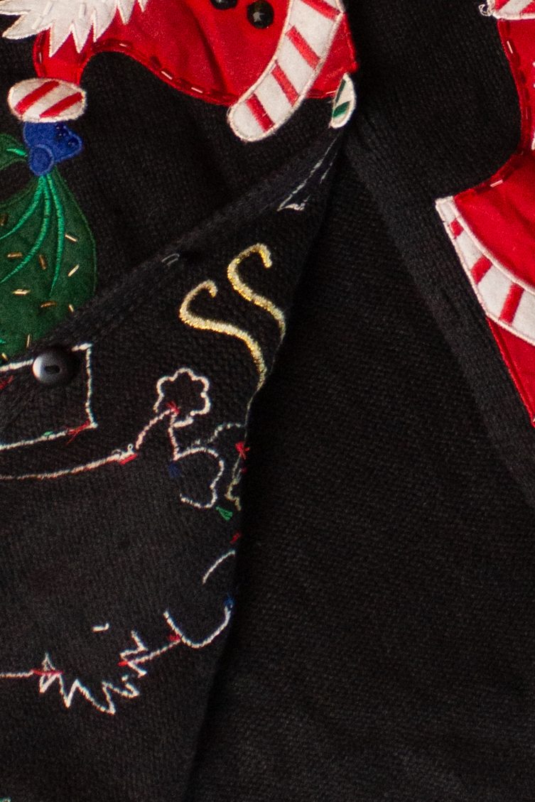 Vintage Santas Ugly Christmas Cardigan (1990s)