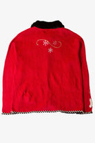 Vintage Red Dogs Ugly Christmas Cardigan (2000s)